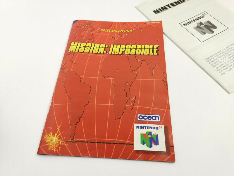 Nintendo 64 Spiel " Mission Impossible " N64 | Ovp | Pal