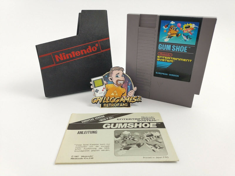 Nintendo Entertainment System Spiel " Gum Shoe " NES | Modul mit Anleitung | FRG