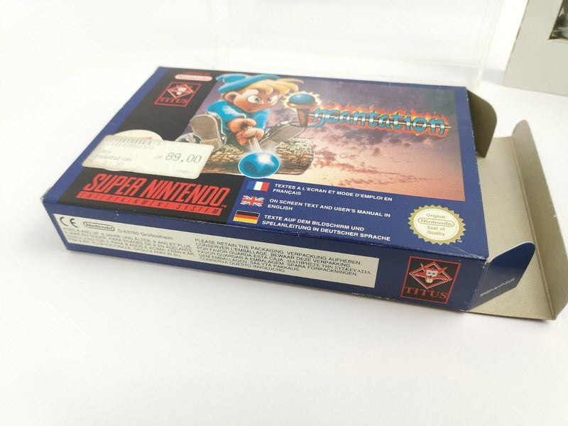 Super Nintendo game "Incantation" Snes | Original packaging | Pal | New &amp; Unused / Unused