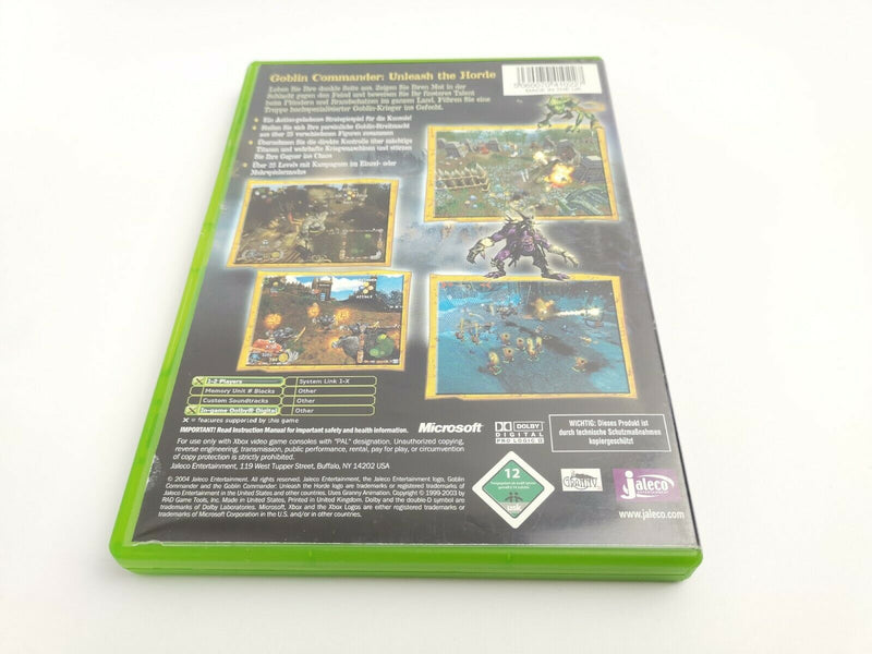 Microsoft Xbox Classic Spiel " Goblin Commander Unleash the Horde " Ovp | Pal