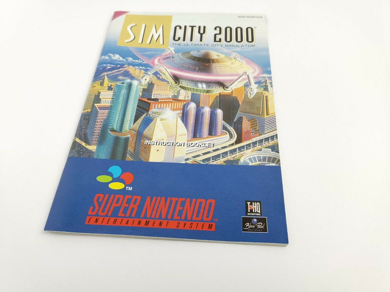 Super Nintendo Spiel " Sim City 2000 " Snes | Ovp | Pal | CIB