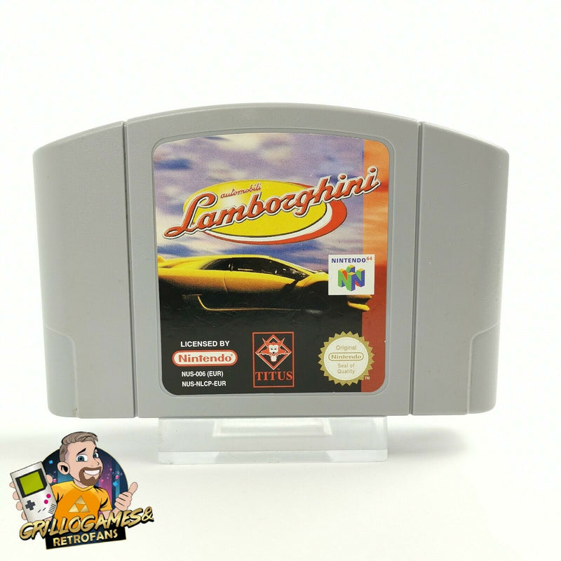 Nintendo 64 Spiel " Automobili Lamborghini " N64 | Modul Cartridge | PAL EUR