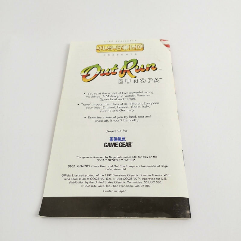 Sega Genesis Spiel " Olympic Gold Barcelona " MD Mega Drive | NTSC-U/C USA | OVP