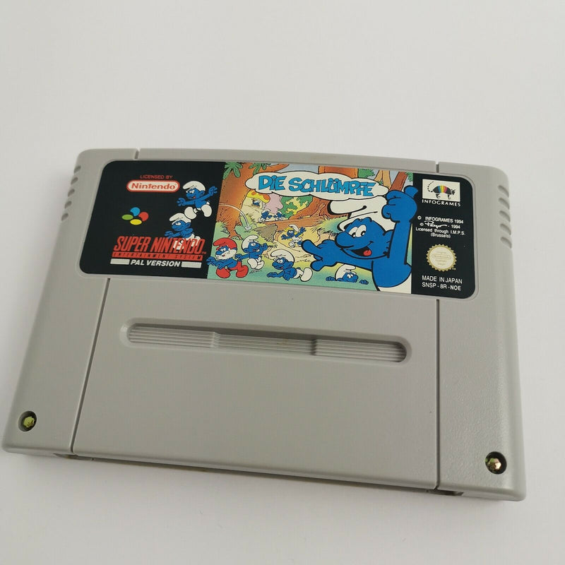 Super Nintendo Spiel " Die Schlümpfe " SNES | OVP | PAL Version NOE