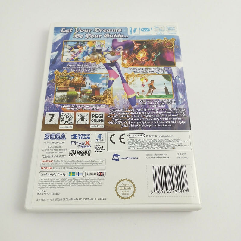 Nintendo Wii Spiel " Nights Journey of Dreams SEGA" Wii U Kompatibel | OVP | PAL