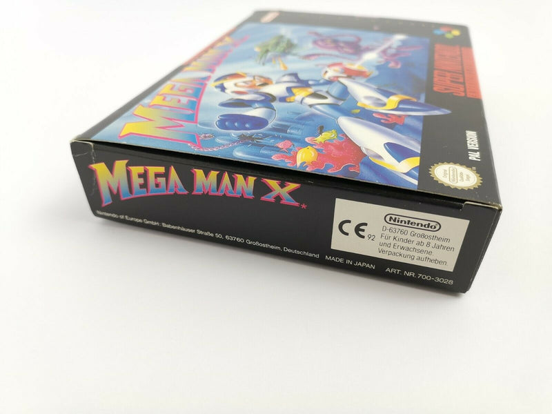 Super Nintendo Game "Mega Man X" Snes | Original packaging | Pal | CIB