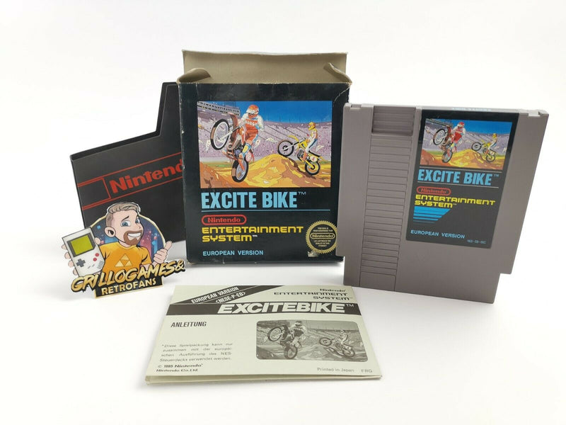 Nintendo Entertainment System Spiel " Excite Bike " NES | PAL | OVP Bienengräber