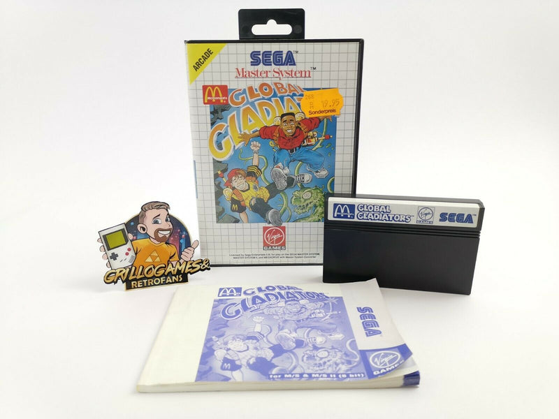 Sega master System Spiel " Global Gladiators " MS | Pal | Ovp
