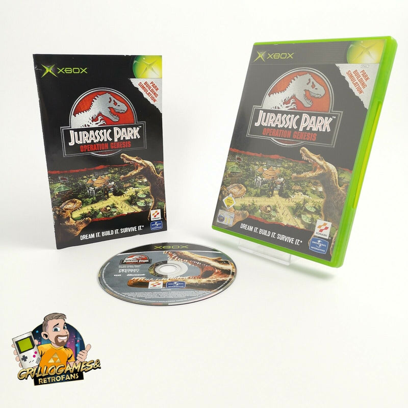 Microsoft Xbox Classic Spiel " Jurassic Park Operation Genesis " OVP | PAL