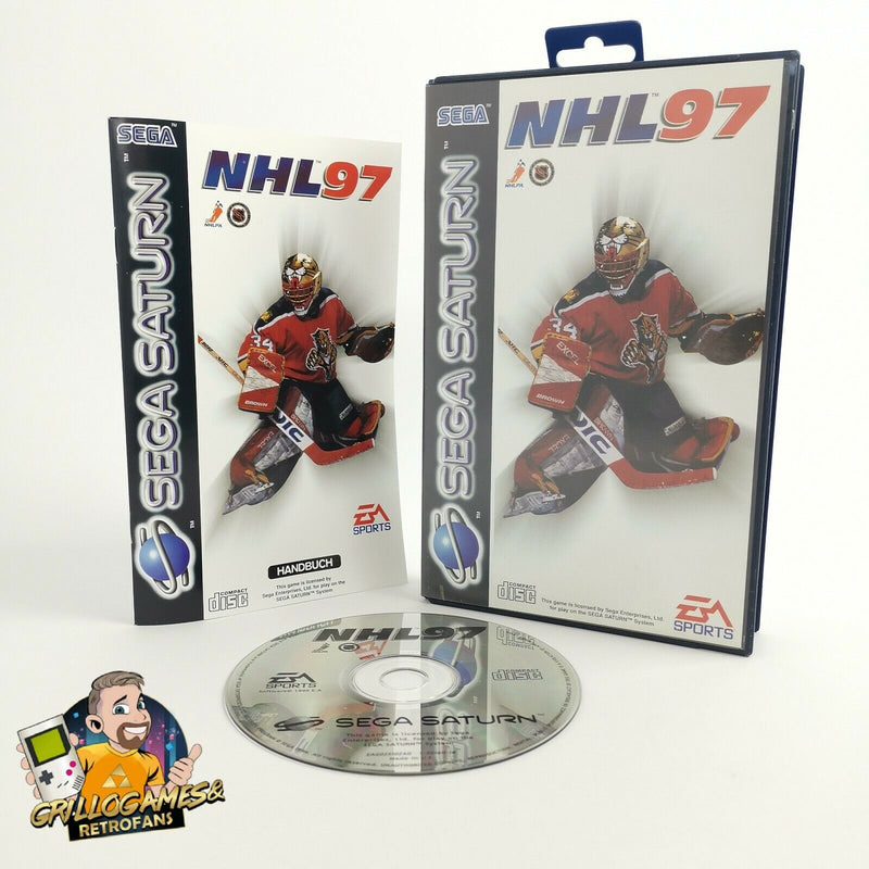 Sega Saturn game "NHL 97" SegaSaturn | Original packaging | PAL | Ice hockey EA Sports