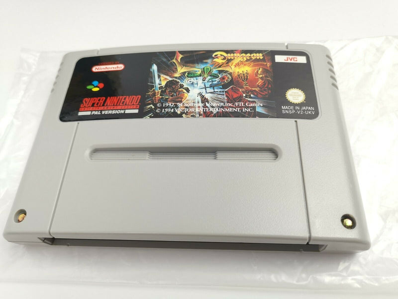 Super Nintendo Spiel " Dungeon Master " Snes | Pal | Ovp | Ukv