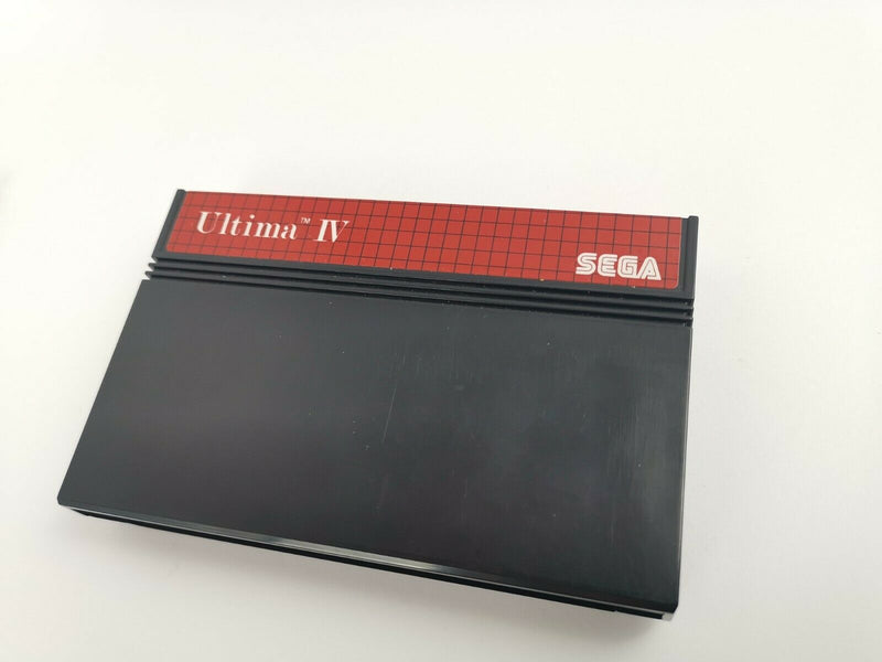 Sega Master System game "Ultima IV 4" original packaging | Pal | MS