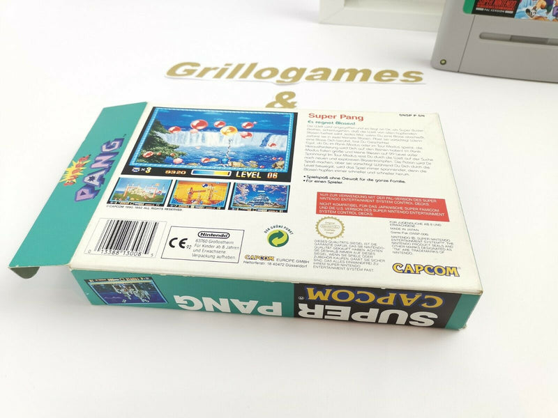 Super Nintendo Spiel " Super Pang " | Snes | Ovp | Pal | CIB