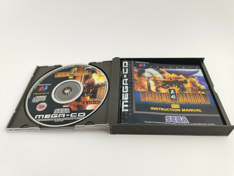 Sega Mega CD game "Supreme Warrior" MegaCD | MC | Original packaging | Pal