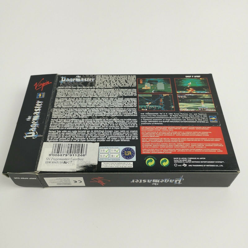Super Nintendo Spiel " The Pagemaster " SNES | OVP | PAL EUR