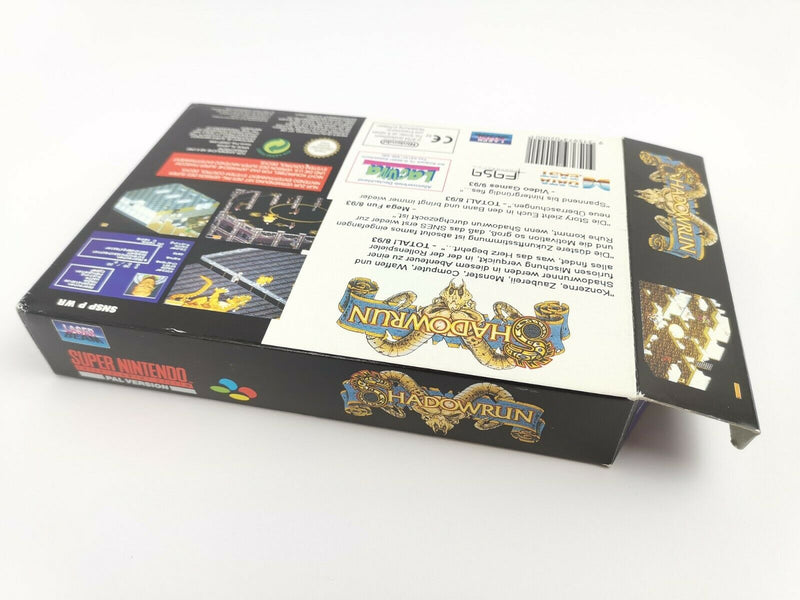 Super Nintendo game "Shadowrun" | Snes | Original packaging | Pal | CIB