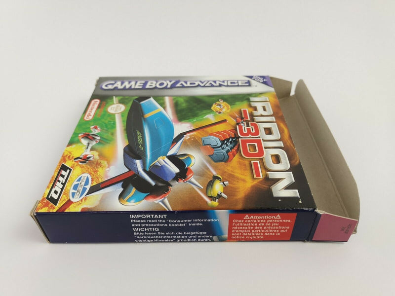 Nintendo Gameboy Advance Spiel " Iridion 3D " Game Boy GBA | OVP | PAL EUR