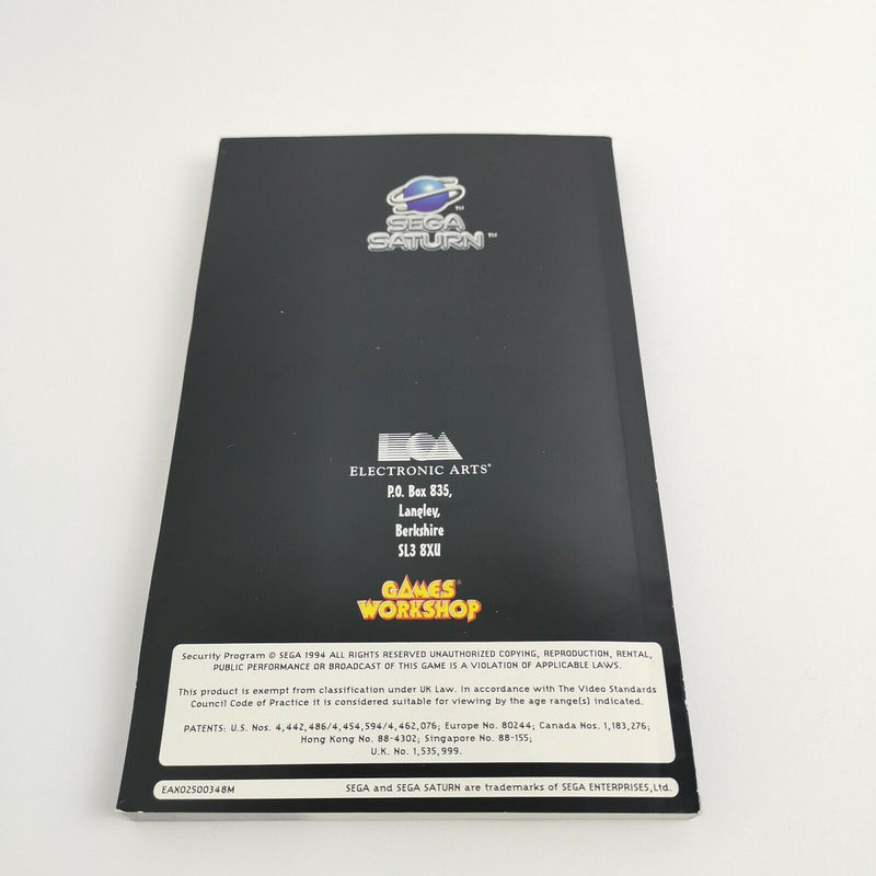 Sega Saturn game "Space Hulk Vengeance of the Blood Angels" USK18 | Original packaging