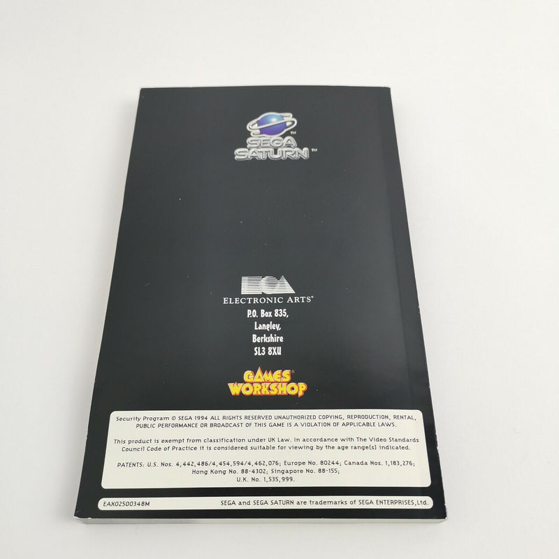 Sega Saturn Spiel " Space Hulk Vengeance of the Blood Angels " USK18 | OVP