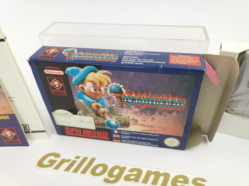 Super Nintendo game "Incantation" Snes | Original packaging | Pal | New &amp; Unused / Unused