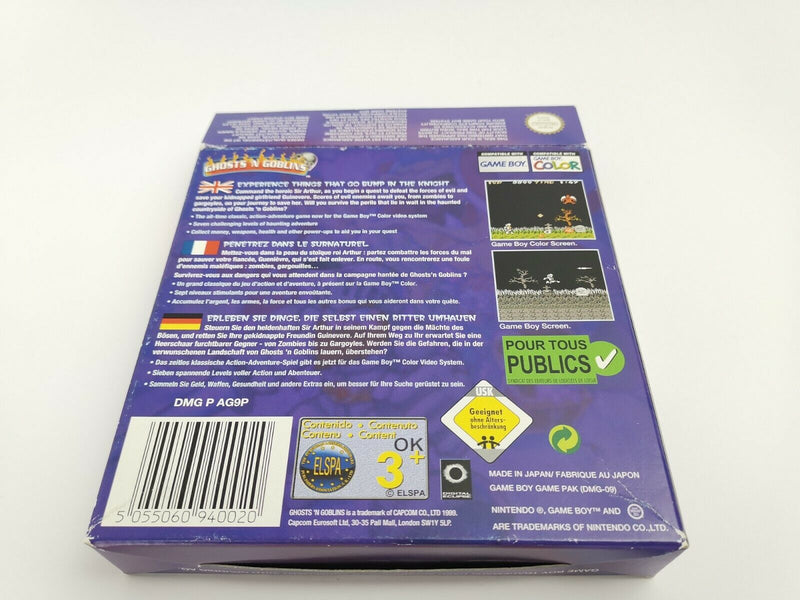 Nintendo Gameboy Color Spiel " Ghosts N Goblins " GBC Game Boy | OVP | PAL EUR