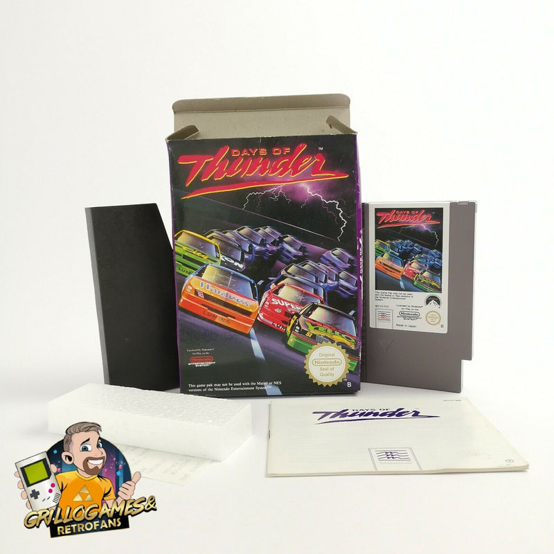 Nintendo Entertainment System Spiel " Days of Thunder " NES | OVP PAL-B NOE