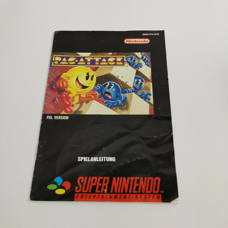 Super Nintendo game "Pac-Attack" SNES | Original packaging | PAL NOE