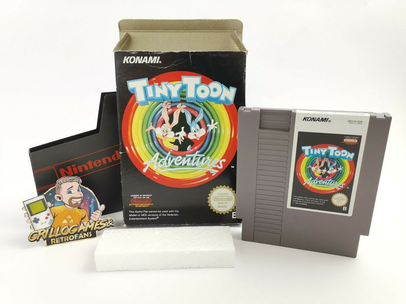 Nintendo Entertainment System game "Tiny Toon Adventures" NES | Original packaging | NOE
