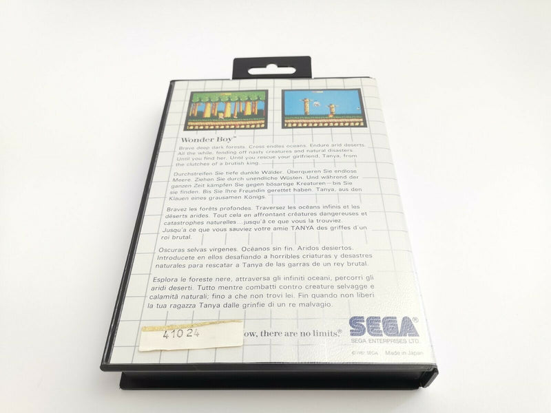 Sega Master System Spiel " Wonder Boy " Ms | Ovp | Pal | Mastersystem Wonderboy