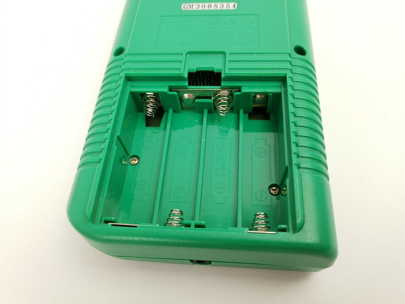 Nintendo Gameboy Classic Grün Konsolen Bundle, 6 Spiele & Crystal Case Box