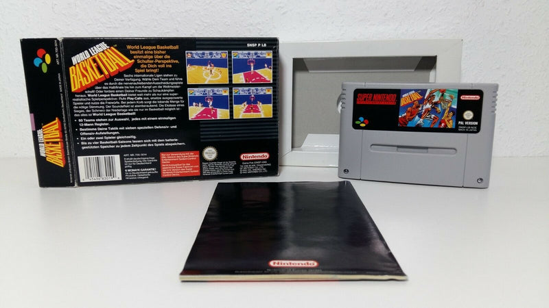 Super Nintendo Spiel " World League Bastketball " / Snes
