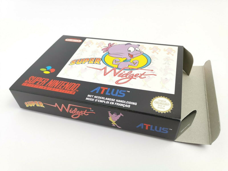 Super Nintendo Spiel " Super Widget " Snes | Ovp | Pal | CIB * Neu