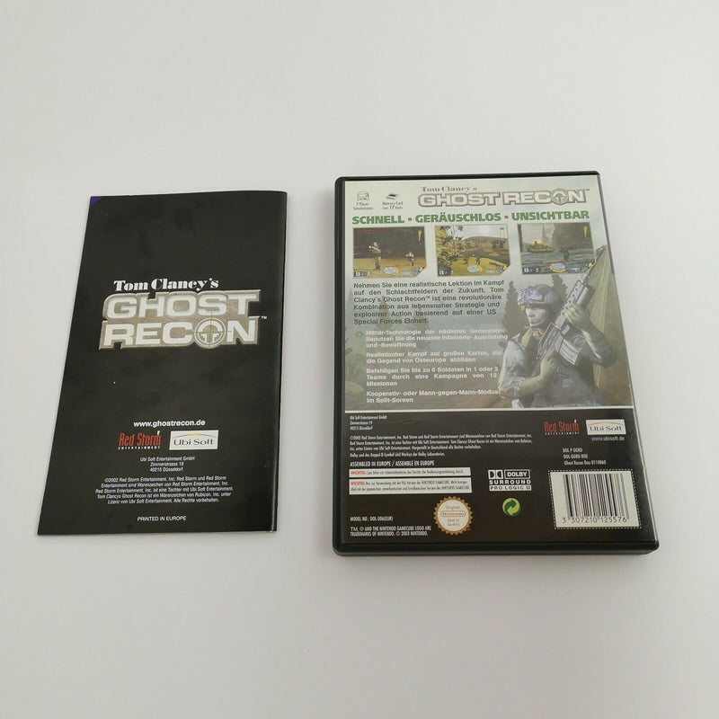 Nintendo Gamecube game "Tom Clancy's Ghost Recon" GC Game Cube | Original packaging | PAL NOE
