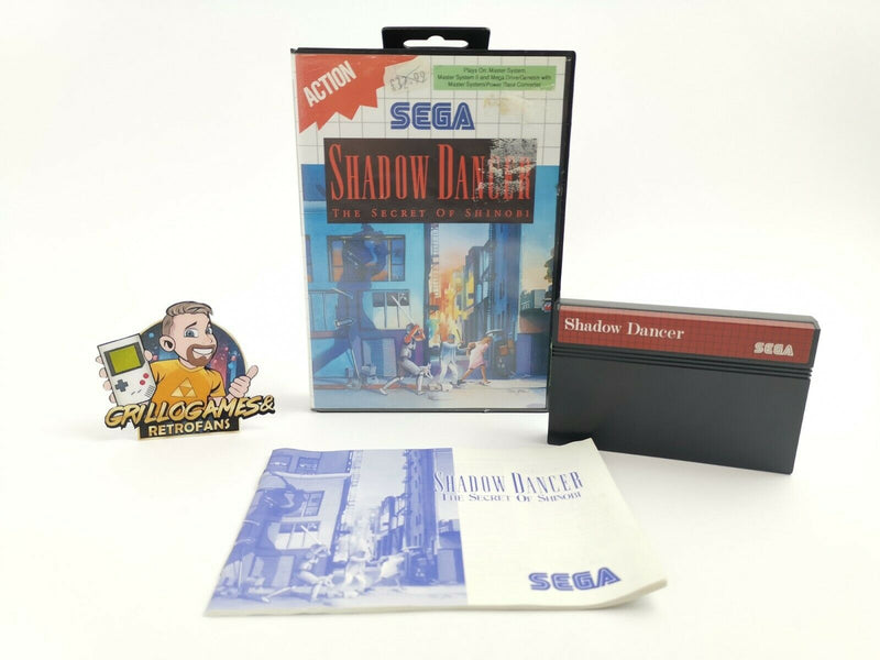 Sega Master System Spiel " Shadow Dancer The Secret of Shinobi " Ovp | Pal | MS