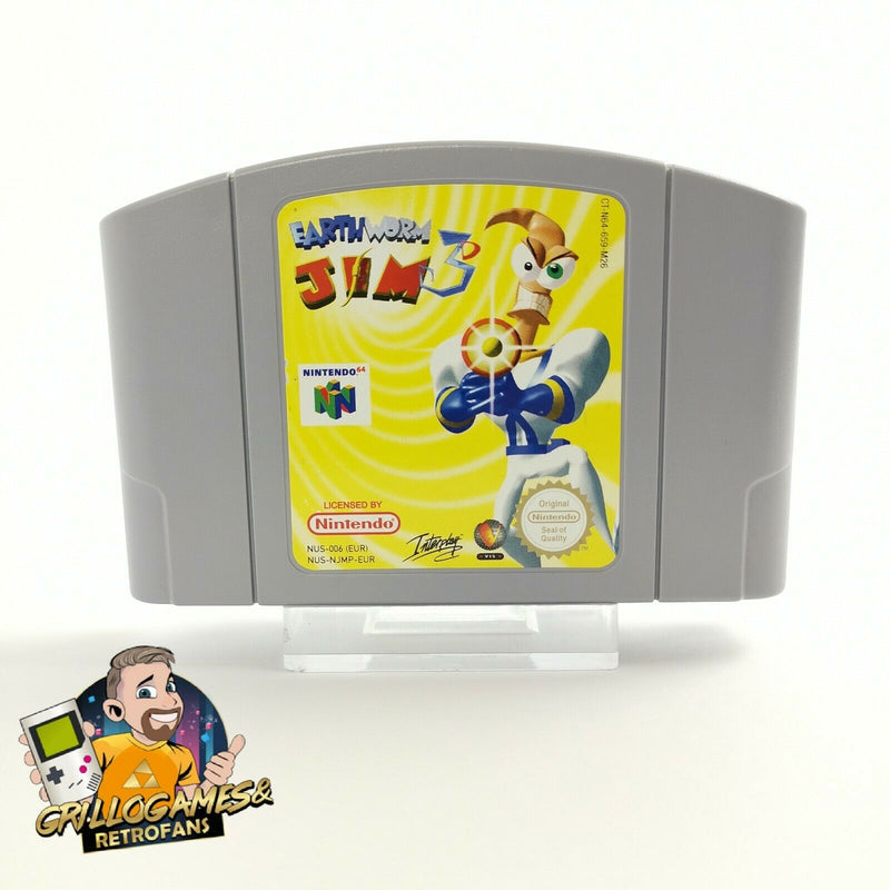 Nintendo 64 Spiel " EarthWorm Jim 3D " Earth Worm N 64 / N64 | Modul Cartridge