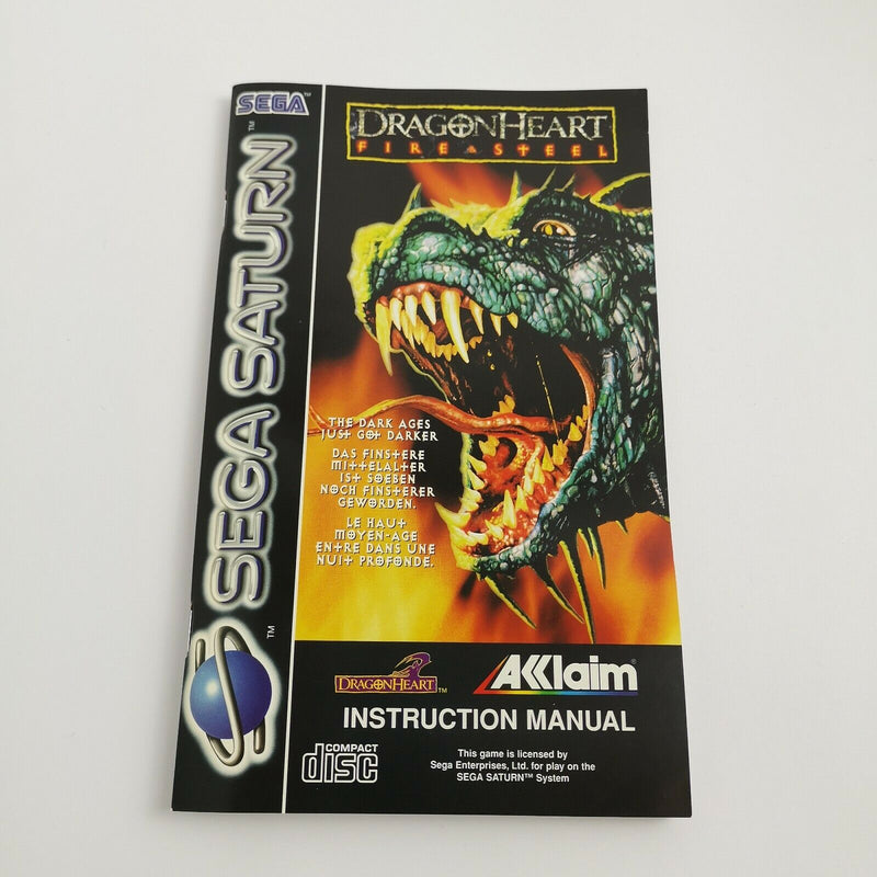 Sega Saturn game "Dragonheart Fire &amp; Steel" SegaSaturn | PAL OVP Dragon Heart