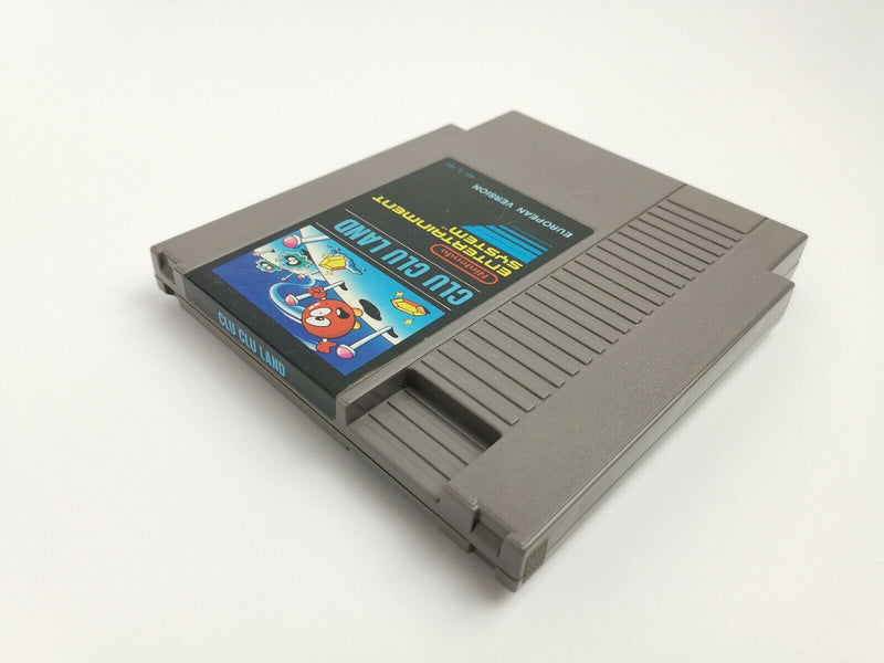 Nintendo Entertainment System game "Clu Clu Land" NES | Module | PAL-B EEC