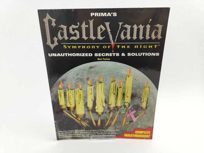 Sony Playstation 1 Castlevania Symphony of the Night & Unauthorized Secrets Ps1