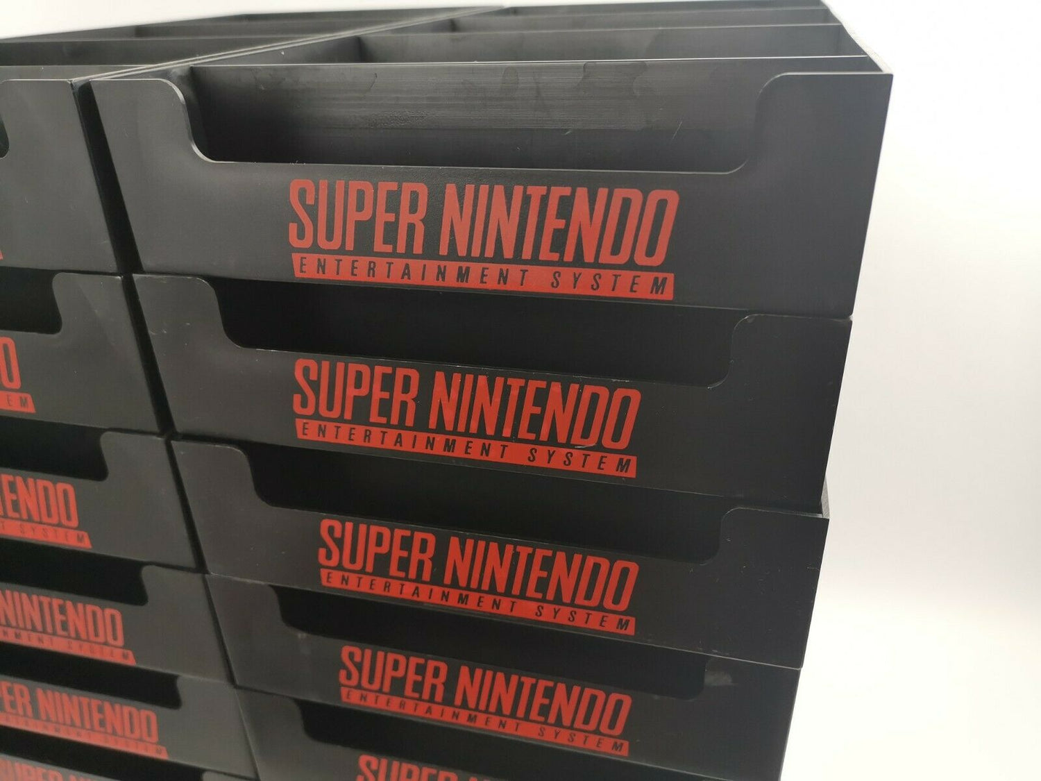 Super Nintendo showcase slipcase | Insert boxes | Snes | Drawers | Tray