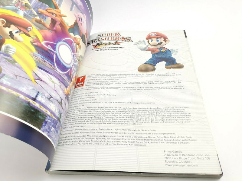 Nintendo Wii Game Advisor " Super Smash Bros.Brawl Strategy Guide " Solution Book