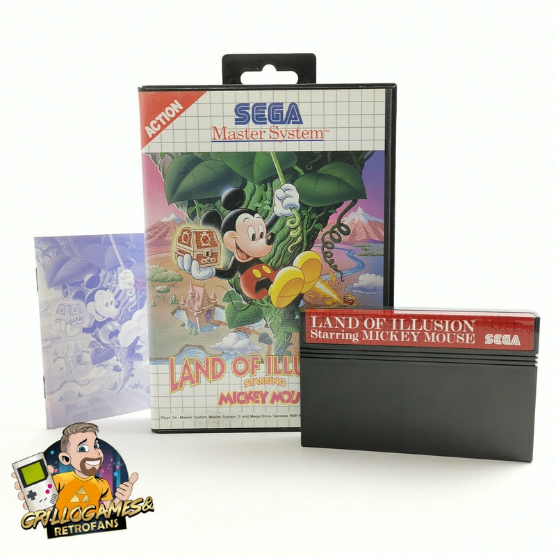 Sega Master System Spiel " Land of Illusion starring Mickey Mouse " OVP | PAL