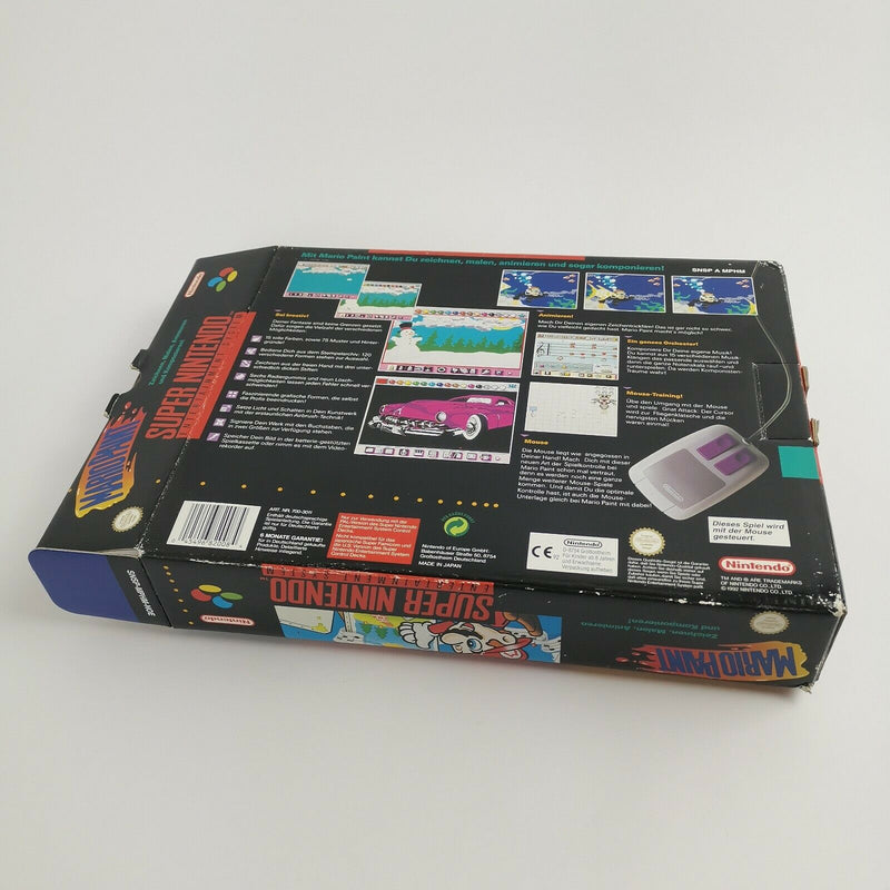 Super Nintendo Spiel " Mario Paint " SNES | OVP Big Box | PAL NOE