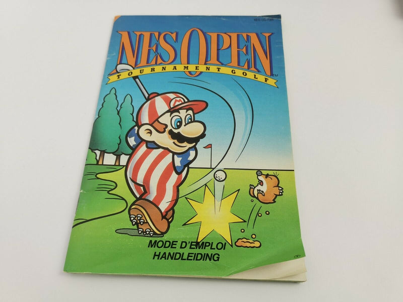 Nintendo Entertainment System game "Nes Open Tournament Golf" NES | Original packaging | FAH
