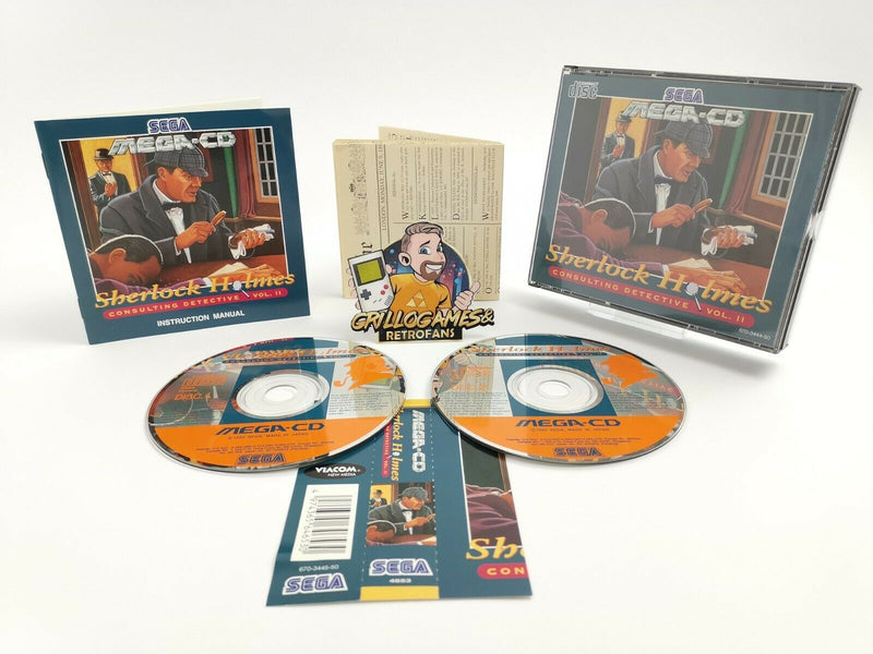 Sega Mega CD Spiel " Sherlock Holmes "  MegaCD | MC | Ovp | Pal