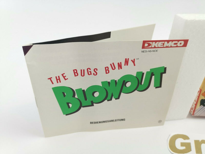 Nintendo Entertainment System Spiel " The Bugs Bunny Blowout " NES | Ovp | Pal