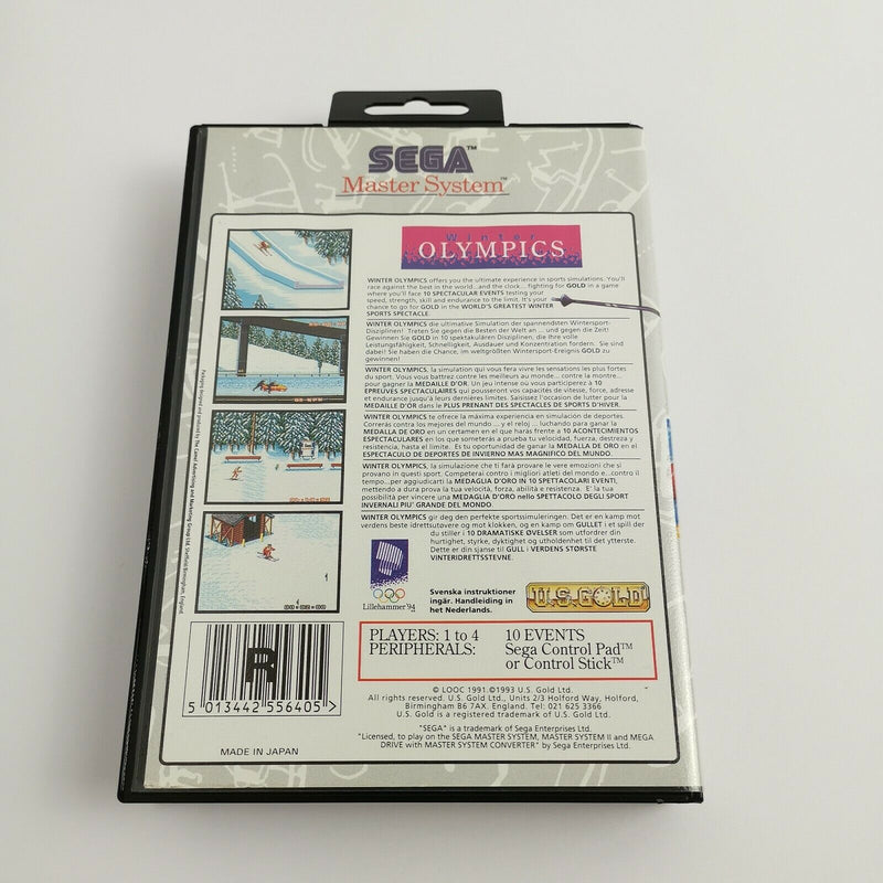 Sega Master System Spiel " Winter Olympics " Lillehammer 94 MS | OVP | PAL