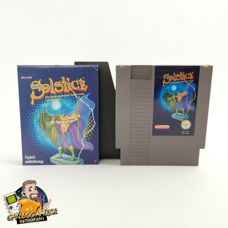 Nintendo Entertainment System game "Solstice" NES | Module | PAL-B NOE