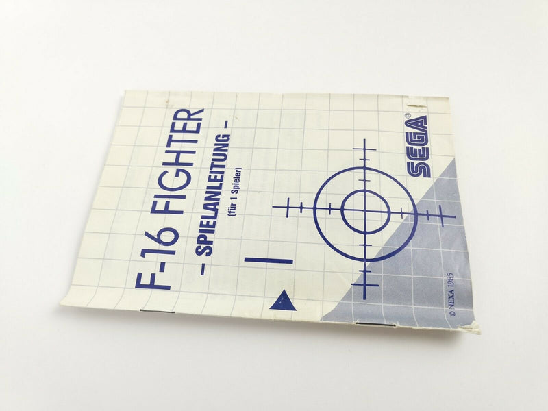 Sega Master System Spiel  " The Sega Card F-16 Fighter " MS | Ovp | Pal