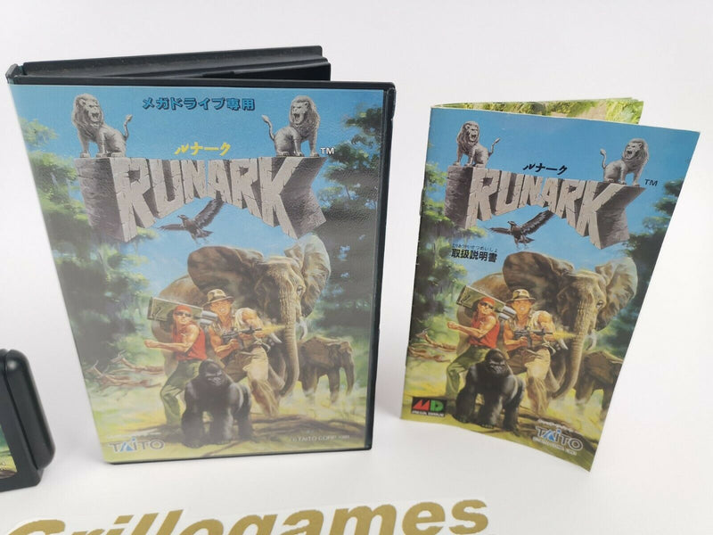 Sega Mega Drive game "Runark" | Original packaging | Sega Megadrive MD