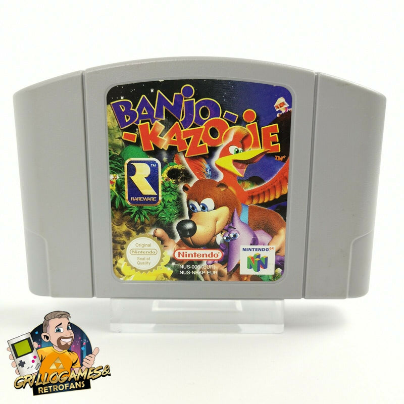 Nintendo 64 game "Banjo Kazooie" N64 | Module Cartridge Pal EUR Banjo-Kazooie